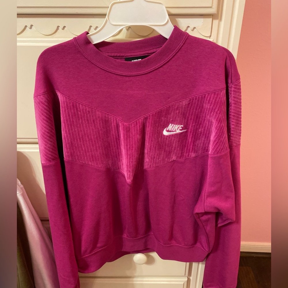 Nike pink sweater